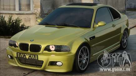 BMW M3 E46 Yellow pour GTA San Andreas