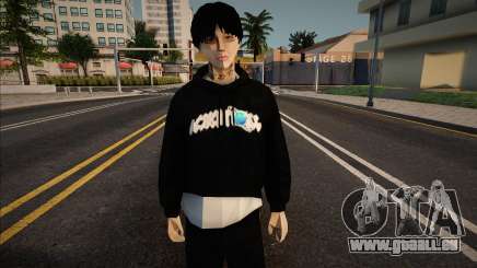 Jeune homme dans un sweat à capuche élégant pour GTA San Andreas