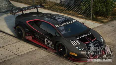 2015 Lamborghini Huracan Super Trofeo v1.1 pour GTA San Andreas