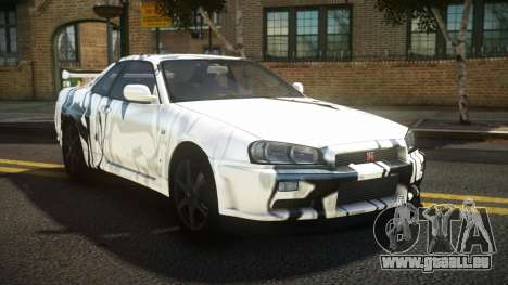 Nissan Skyline R34 Niohashi S14 pour GTA 4