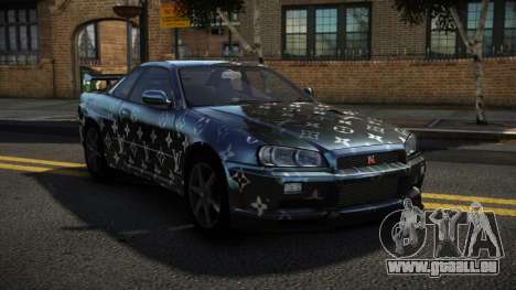 Nissan Skyline R34 Niohashi S5 für GTA 4