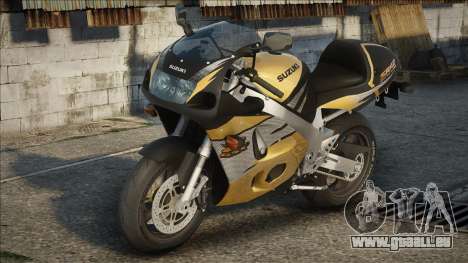 1997 Suzuki GSXR-750 SRAD Black-Yellow pour GTA San Andreas