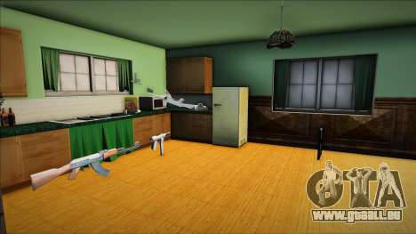 Intérieur de maison de gangster CJ pour GTA San Andreas