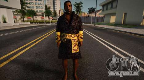 Gizzy dans un peignoir Versace pour GTA San Andreas