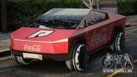 Tesla Cybertruck Coca-Cola pour GTA San Andreas