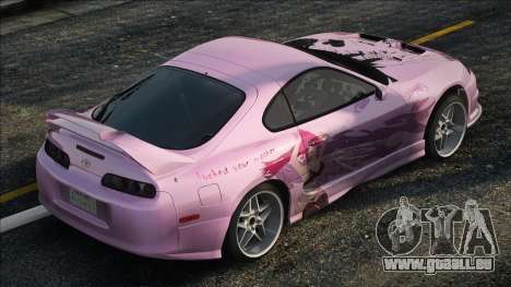 Toyota Supra A80 Girl pour GTA San Andreas