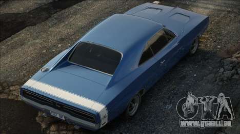 Dodge Charger RT 1970 Blue für GTA San Andreas