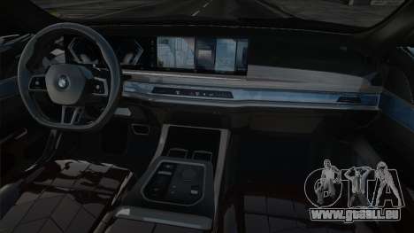 BMW 7 G70 Black für GTA San Andreas