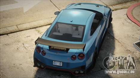 2021 Nissan GTR Blue pour GTA San Andreas