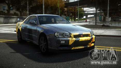 Nissan Skyline R34 Tufusa S8 pour GTA 4