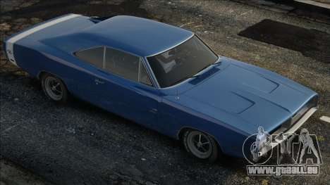 Dodge Charger RT 1970 Blue für GTA San Andreas