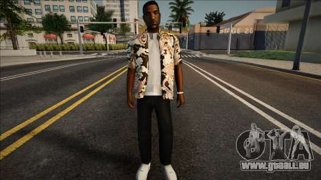 Jizzy dans une chemise pour GTA San Andreas