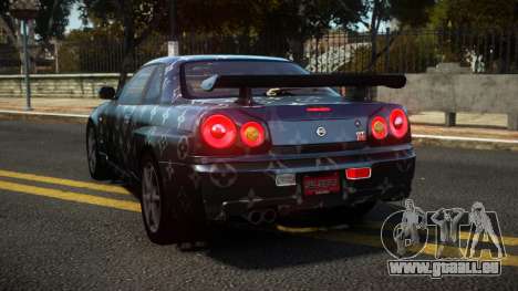 Nissan Skyline R34 Niohashi S5 für GTA 4