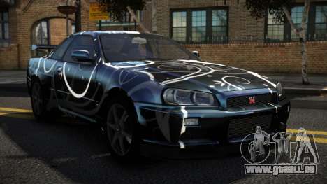 Nissan Skyline R34 Niohashi S3 pour GTA 4