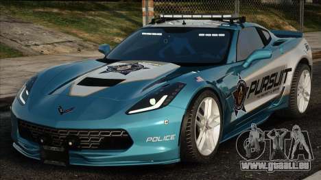 2017 Chevrolet Corvette Grand Sport [Police] pour GTA San Andreas