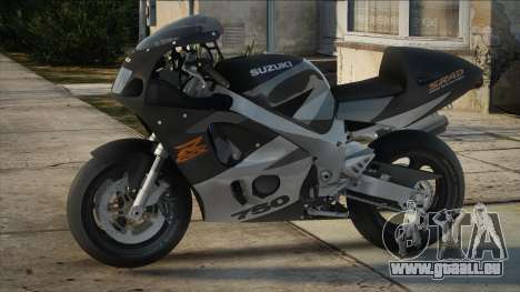 1997 Suzuki GSXR-750 SRAD Black-White pour GTA San Andreas