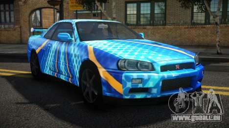 Nissan Skyline R34 Niohashi S7 für GTA 4