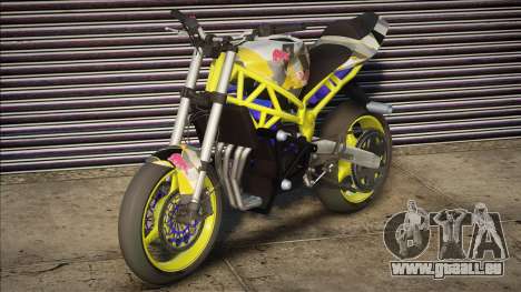 KAWASAKI-ZX6R STUNTBIKE pour GTA San Andreas