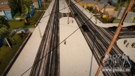 Des routes d’hiver de haute qualité pour GTA San Andreas