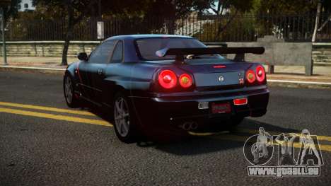 Nissan Skyline R34 Niohashi S9 für GTA 4