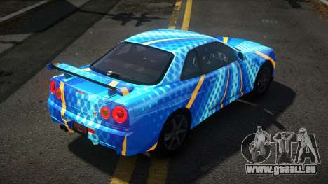 Nissan Skyline R34 Niohashi S7 für GTA 4