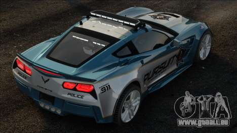 2017 Chevrolet Corvette Grand Sport [Police] pour GTA San Andreas