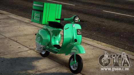 Vespa GrabFood Style pour GTA San Andreas