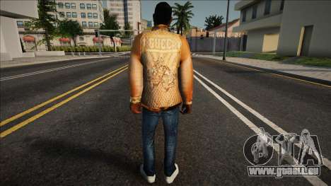 Gizzy dans une tenue Gucci pour GTA San Andreas