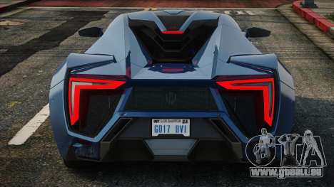 W Motors Lykan Hypersport (SA light) für GTA San Andreas