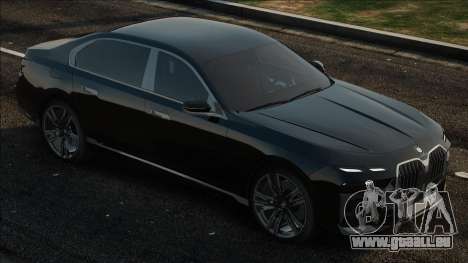 BMW 7 G70 Black für GTA San Andreas