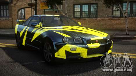 Nissan Skyline R34 Niohashi S1 für GTA 4