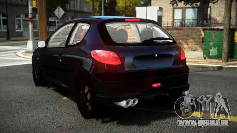 Peugeot 206 Fukav für GTA 4