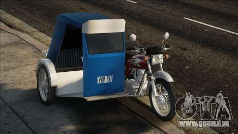 Honda TMX CG125 Tricycle pour GTA San Andreas