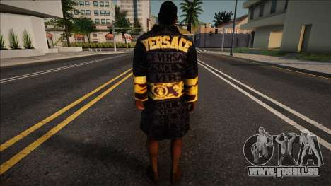 Gizzy dans un peignoir Versace pour GTA San Andreas