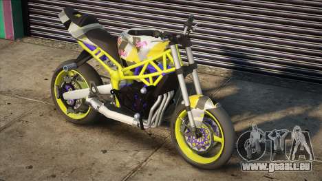 KAWASAKI-ZX6R STUNTBIKE pour GTA San Andreas