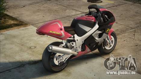 1997 Suzuki GSXR-750 SRAD White-Red pour GTA San Andreas