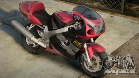 1997 Suzuki GSXR-750 SRAD White-Red pour GTA San Andreas