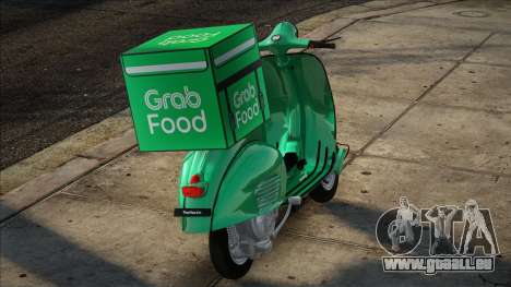 Vespa GrabFood Style pour GTA San Andreas