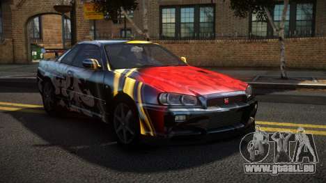 Nissan Skyline R34 Niohashi S12 für GTA 4