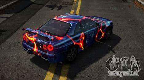 Nissan Skyline R34 Niohashi S10 für GTA 4