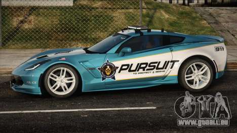 2017 Chevrolet Corvette Grand Sport [Police] pour GTA San Andreas