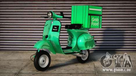 Vespa GrabFood Style pour GTA San Andreas