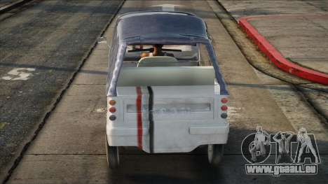 Tuktuk Piaggio Ape Calessino Taxi pour GTA San Andreas