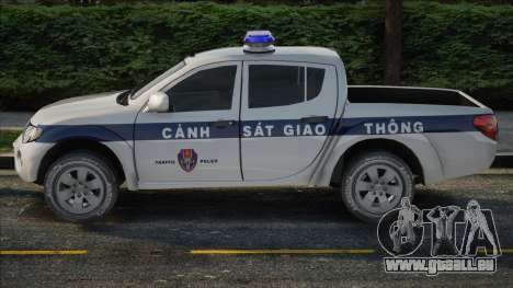 Mitsubishi L200 - Vietnam Traffic Police Pickup für GTA San Andreas