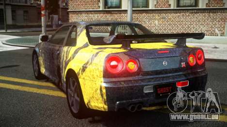 Nissan Skyline R34 Tufusa S8 pour GTA 4