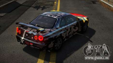 Nissan Skyline R34 Niohashi S12 für GTA 4