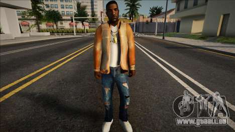 Gizzy dans une tenue Gucci pour GTA San Andreas