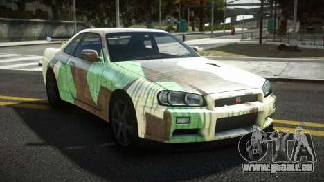 Nissan Skyline R34 Tufusa S14 pour GTA 4