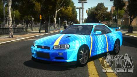 Nissan Skyline R34 Niohashi S7 für GTA 4