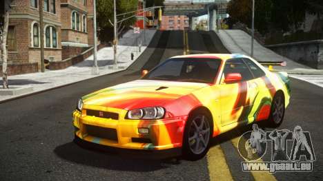 Nissan Skyline R34 Tufusa S13 pour GTA 4